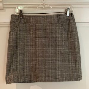 Plaid cotton skirt; size Med, Jack by BB Dakota